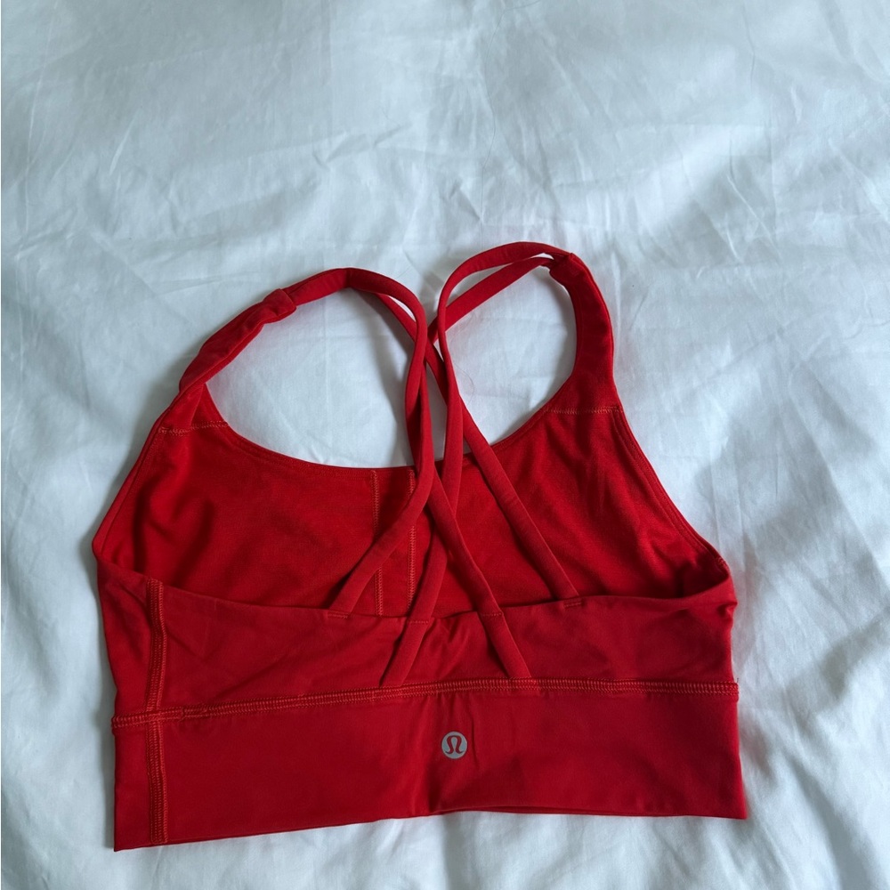 lululemon athletica Vibrant Red Sports Bra
